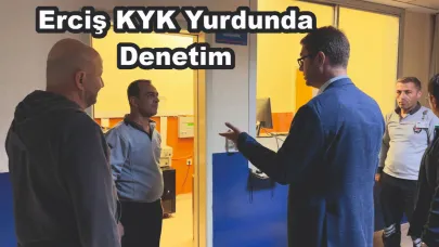 Kaymakam Karaloğlu Erciş KYK Yurdunu Denetledi