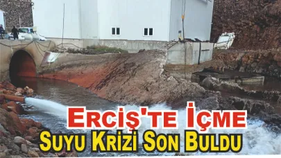 (Videolu Haber) Erciş'te Su Krizi Son Buldu