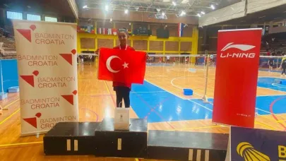 Genç sporcu Doğan Hırvatistan’dan madalya ile döndü