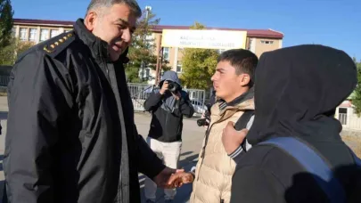 Erzurum Emniyet Müdürü Onur Karaburun;"Okullar bizim kırmızı çizgimiz"