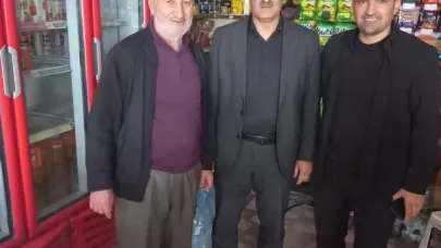 Hamur müftüsü Çelebi’den esnaf ziyareti