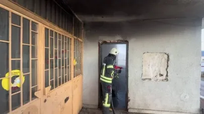 Karayazı’da korkutan yangın