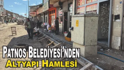Patnos'ta Altyapı Hamlesi