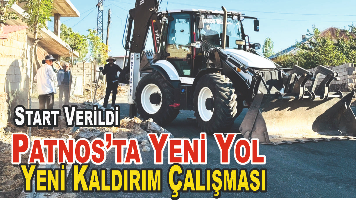 Mahalleye Yeni Yol, Yeni Kaldırım