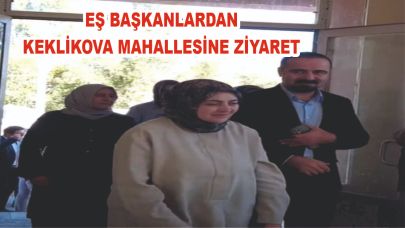 Erciş DEM Parti Belediye Eş Başkanlarından Keklikova Mahallesine Ziyaret