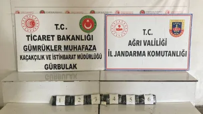 Ağrı’da gümrük kapısında uyuşturucu operasyonu