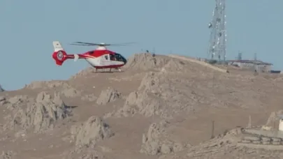 Vn'da hastalar helikopterle Van’a nakledildi