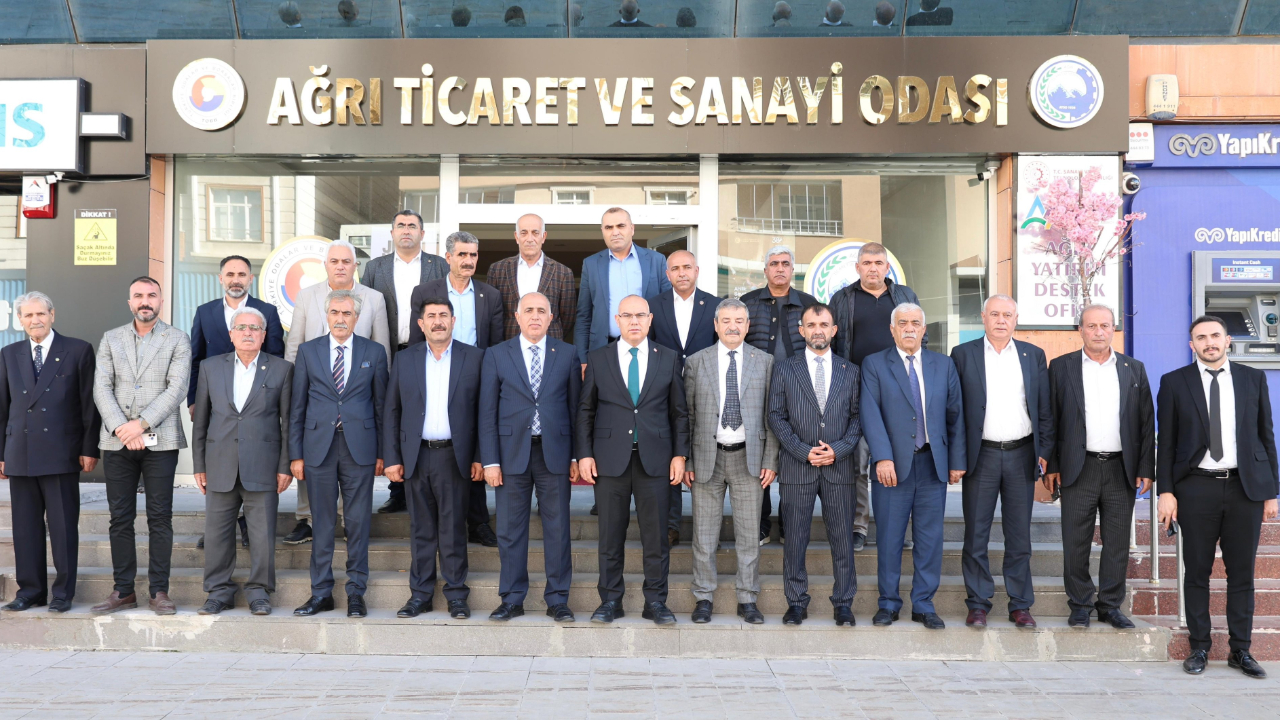 Ağrı’da Meslek Kuruluşları Ortak Toplantıda Buluştu