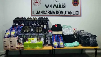 Jandarma Van’da 1 milyon liralık kaçak eşya ele geçirdi