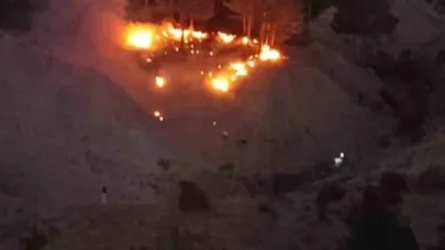 Bingöl’de orman yangını