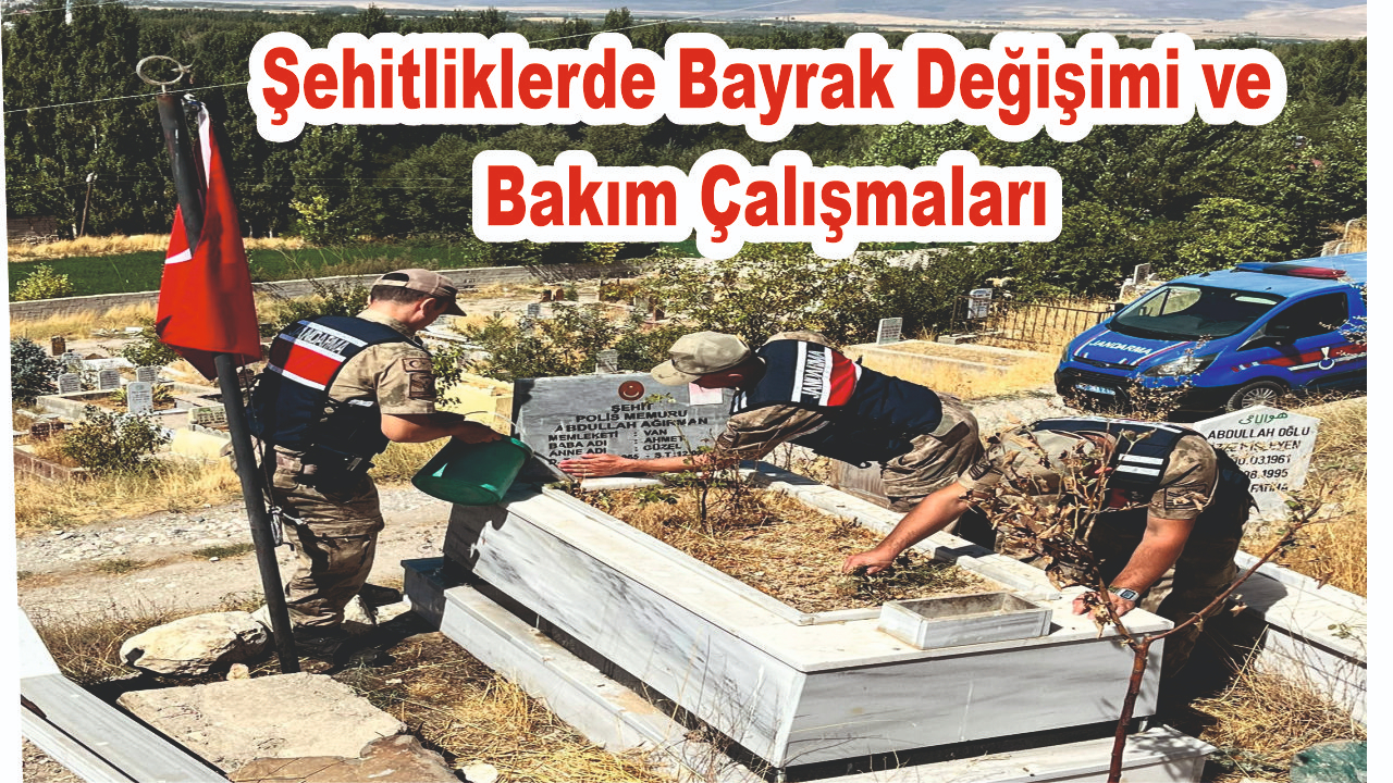Erciş İlçe Jandarmadan Şehitliklere Vefa Ziyareti