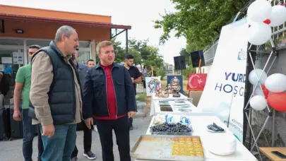 Üniversite öğrencileri Tulum Peyniri ve Cimin Üzümüyle karşılandı