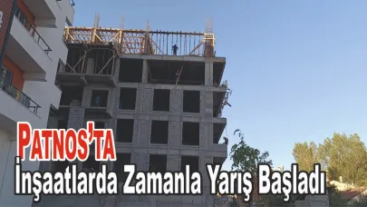 Patnos’ta İnşaat Sektörü Canlandı