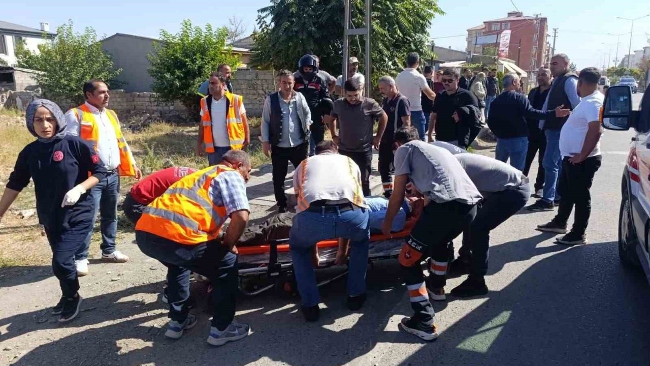Iğdır’da meydana gelen kazada 3 kişi yaralandı