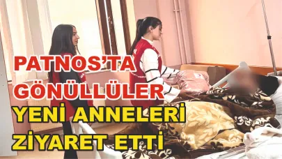 Türk Kızılay Patnos Şubesi yeni Anneleri Ziyaret Etti