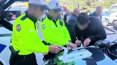 Polis sanal devriye ile drift yaptığını tespit ettiği sürücülere 46 bin TL ceza kesti