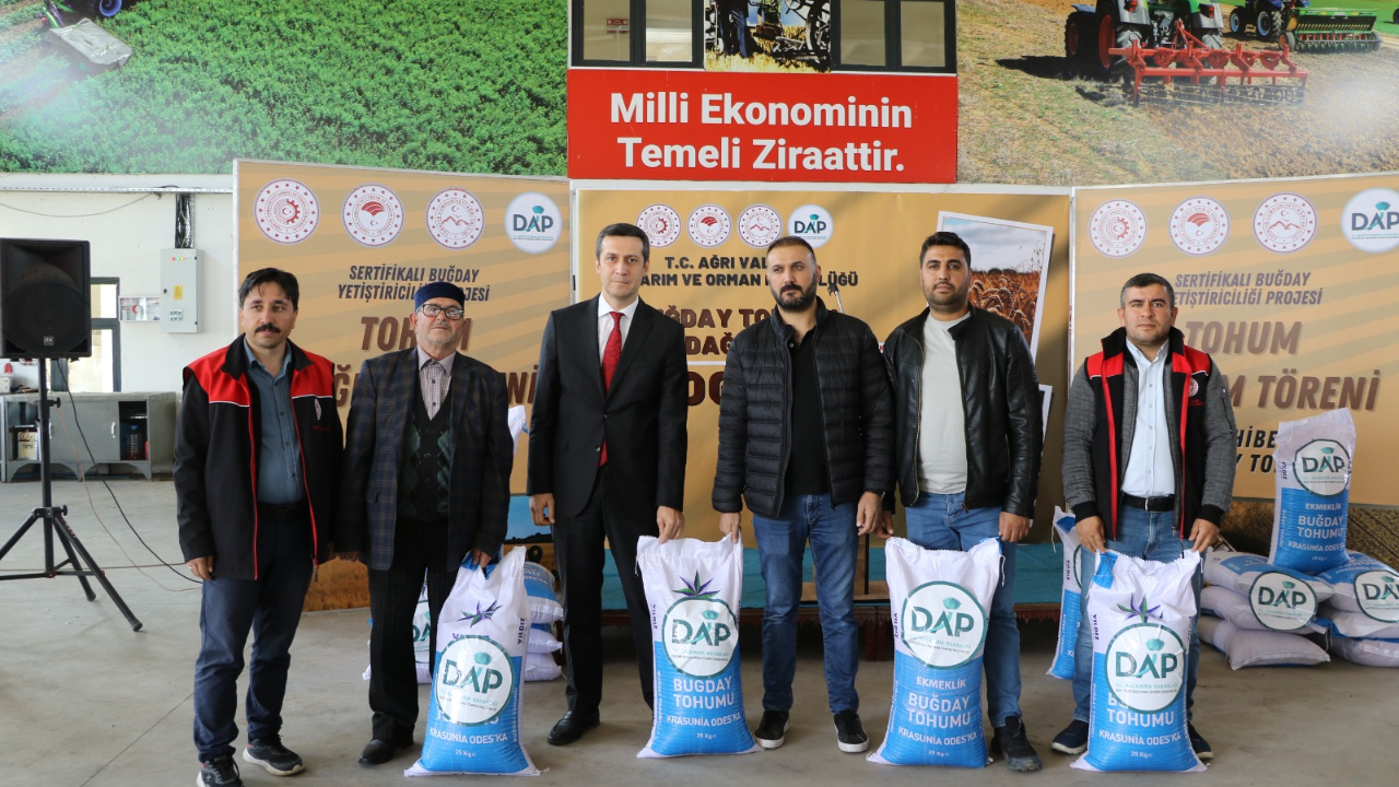 DAP Desteğiyle Ağrı’da 400 Üreticiye Tohum Dağıtıldı