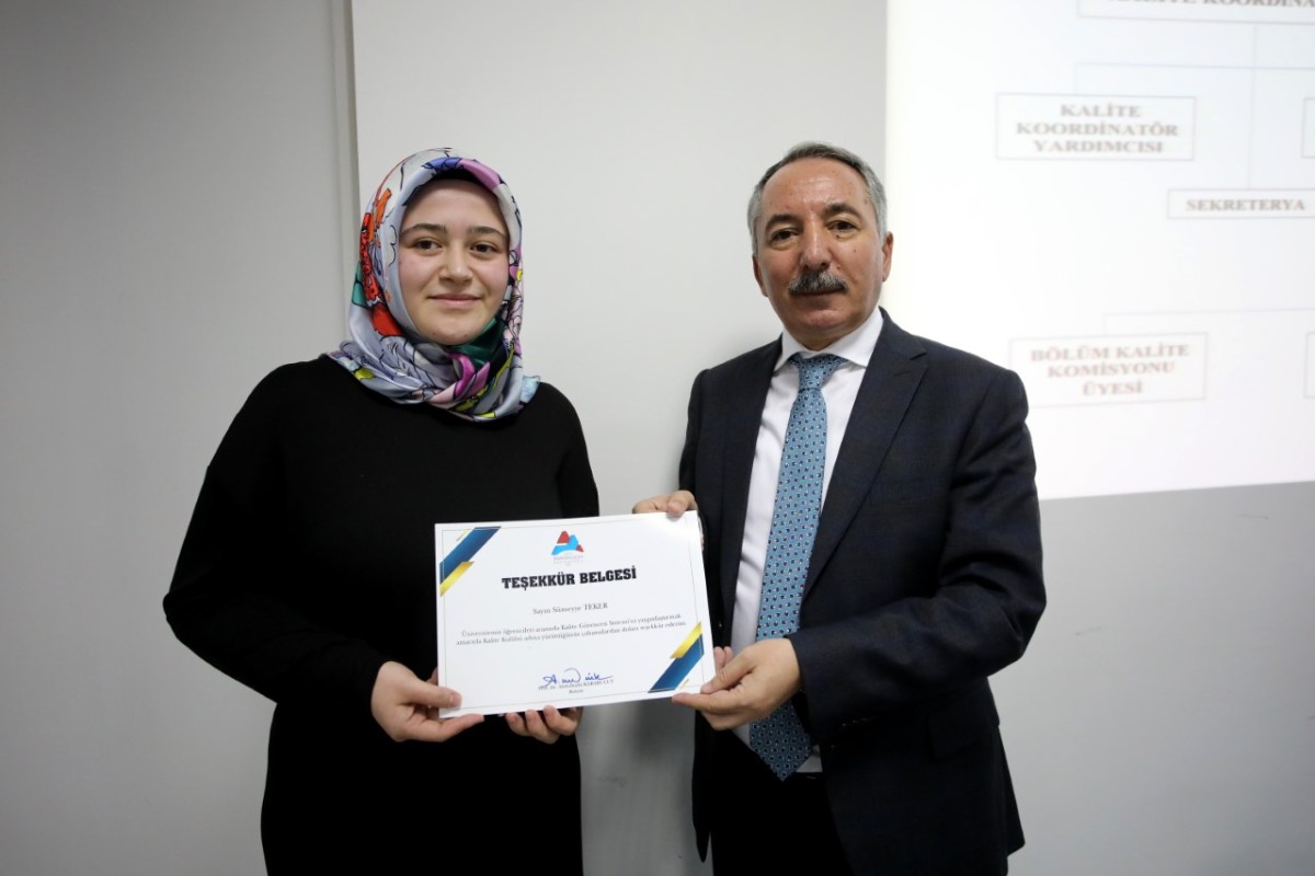 AİÇÜ’de Kalite Güvence Sistemi Değerlendirme Toplantısı Yapıldı