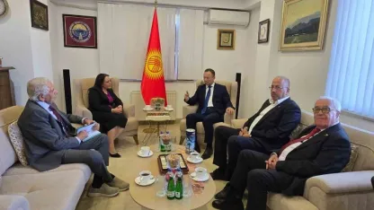 Prof. Dr. Aysun Bay’dan Kırgızistan Büyükelçisi Kazanbaev’e stratejik ziyaret