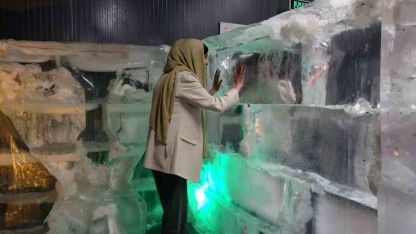 Erzurum'da bulunan Türkiye’nin tek buz müzesi ilgi odağı
