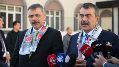 Milli Eğitim Bakanı Tekin: "On binlerce insan, 60 binin üzerinde insanın şehit edildiği bir soykırım sürecini yaşıyoruz"