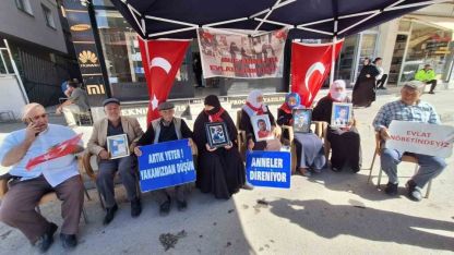 Muş’ta evlat nöbeti 216’ncı haftasında sürüyor