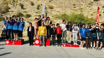 Okul Sporları Kros Yarışları yapıldı