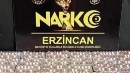 Polis yolcu otobüsünde 6 bin 335 adet uyuşturucu hap ele geçirdi