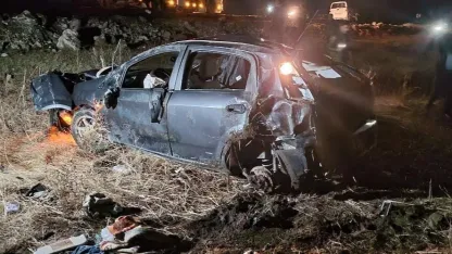 Selim’de trafik kazası: 1 ölü, 3 yaralı