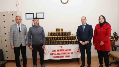Erzurumlu bal üreticisinden örnek davranış