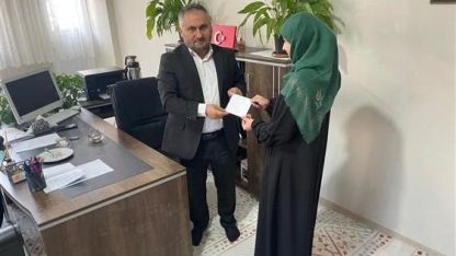 Hakkarili hafızlık öğrencisinden örnek davranış