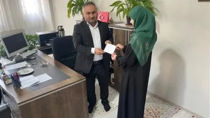 Hakkarili hafızlık öğrencisinden örnek davranış