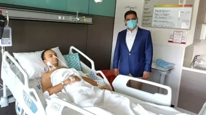 Doktor oğlu, Profesör babaya karaciğerini verdi