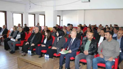 Tercan’da muhtarlara yönelik toplantı düzenlendi
