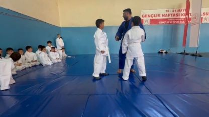 Hınıs’ta judo atağı