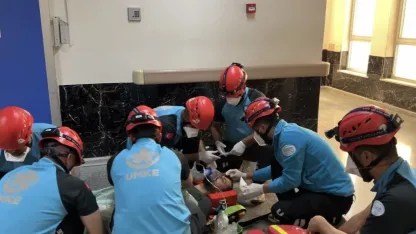 Muş'ta gerçeğini aratmayan yangın tatbikatı