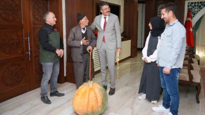 Rekorluk dev bal kabağı; Tam 50,5 kg