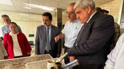 Üretim sezonu başlayan fabrikada moral ziyareti