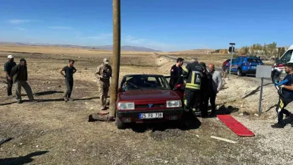 Karayazı’da trafik kazası: 1 yaralı