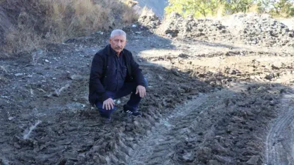 Köylüler yol çilesinin bitmesini istiyor