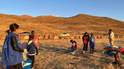 Varto’da çocuklar uçurtma etkinliğinde buluştu