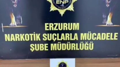 Erzurum polisinden uyuşturucuya geçit yok