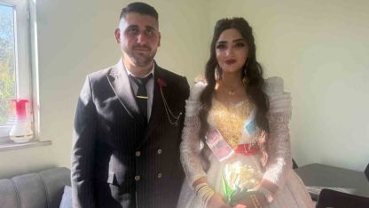 Iğdır’da İranlı gelin düğününde geleneklerini uyguladı, davetliler ilgiyle izledi