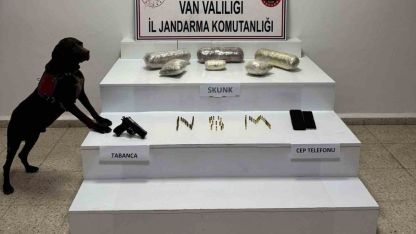 Van’da 4 kilo 311 gram skunk ele geçirildi
