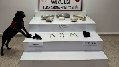 Van’da 4 kilo 311 gram skunk ele geçirildi