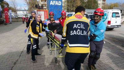 Van’da gerçeği aratmayan tatbikat