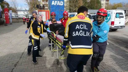 Van’da gerçeği aratmayan tatbikat