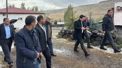 Susuz Kaymakamı Tutal, köy köy dolaşıyor