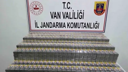 Jaandarma Van’da 2 bin 470 paket kaçak sigara ele geçirildi