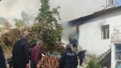 Malatya’da korkutan ev yangını